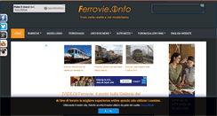 Desktop Screenshot of ferrovie.info